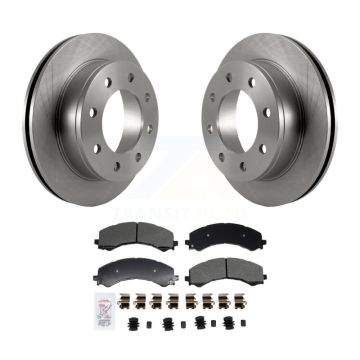 Rear Brake Rotors & Semi-Metallic Pad Kit For 2021-2023 GMC Savana 2500 Chevrolet Express K8A-107680