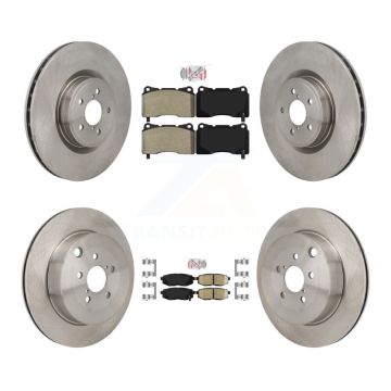 Front Semi-Metallic Rear Ceramic Pad Brake Rotor Kit For 17 Subaru BRZ With Brembo Brakes K8A-107761