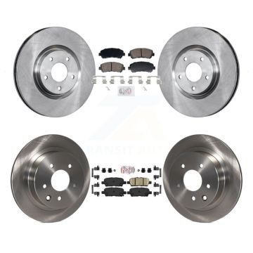 Front Rear Ceramic Pads And Disc Brake Rotors Kit For 2014-2017 Nissan Juke Nismo RS K8A-107767