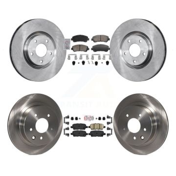 Front Rear Ceramic Pads And Disc Brake Rotors Kit For 2014-2017 Nissan Juke Nismo RS K8A-107769