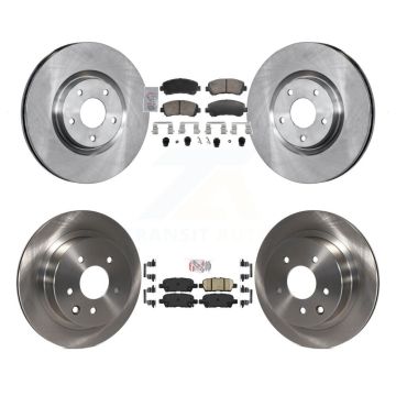 Front Rear Ceramic Pads And Disc Brake Rotors Kit For 2014-2017 Nissan Juke Nismo RS K8A-107770