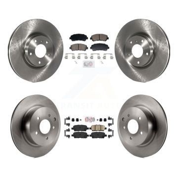 Front Rear Ceramic Pads And Disc Brake Rotors Kit For Nissan Maxima K8A-107771