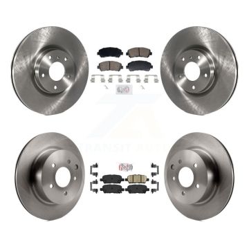 Front Rear Ceramic Pads And Disc Brake Rotors Kit For Nissan Maxima K8A-107772