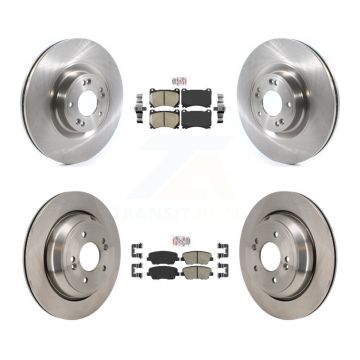 Front Rear Ceramic Pads And Disc Brake Rotors Kit For 2011 Hyundai Equus K8A-107792