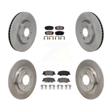 Front Rear Ceramic Pads And Disc Brake Rotors Kit For Hyundai Tucson Kia Sportage K8A-107836