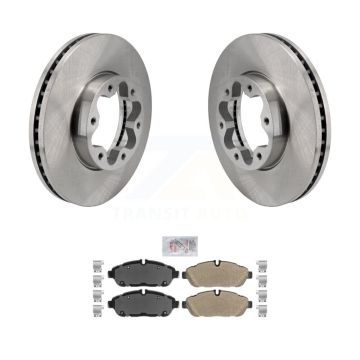 Front Brake Rotors Semi-Metallic Pad Kit For Ford Transit-250 Transit-350 Transit-150 AWD K8A-107850