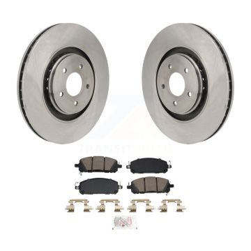 Front Brake Rotor And Ceramic Pad Kit For Mitsubishi Outlander Nissan Pathfinder INFINITI K8A-107883