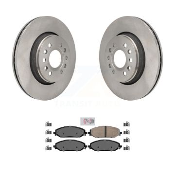 Front Disc Brake Rotors And Ceramic Pads Kit For Ram 1500 Jeep Wagoneer Grand L K8A-107887