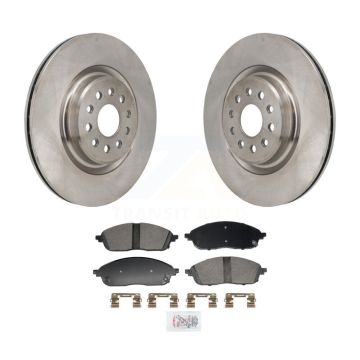 Front Disc Brake Rotors And Ceramic Pads Kit For Jeep Grand Cherokee L K8A-107893
