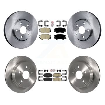 Front Semi-Metallic Rear Ceramic Pads And Disc Brake Rotors Kit For GMC Terrain K8A-109269