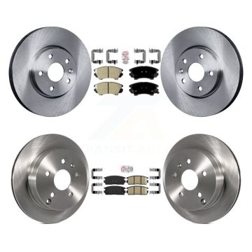 Front Semi-Metallic Rear Ceramic Pads And Disc Brake Rotors Kit For GMC Terrain K8A-109270