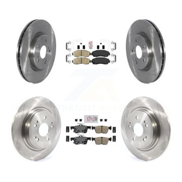 Front Rear Ceramic Pads And Disc Brake Rotors Kit For 2022-2023 Acura RDX K8A-109275