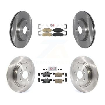 Front Rear Ceramic Pads And Disc Brake Rotors Kit For 2022-2023 Acura RDX K8A-109277