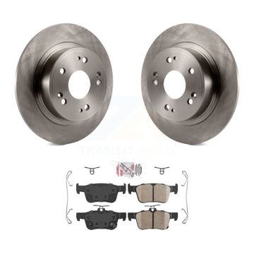 Rear Disc Brake Rotors And Ceramic Pads Kit For 2023-2024 Honda Accord K8A-109286