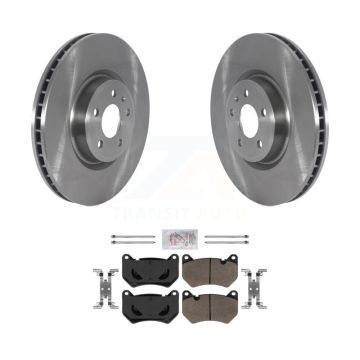Front Disc Brake Rotor & Ceramic Pad Kit For 2021 Audi Q5 With 350mm Diameter K8A-109305