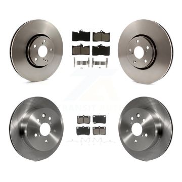 Front Rear Brake Rotor And Ceramic Pad Kit (6Pc) For Lexus IS350 GS350 GS450h GS430 GS460 K8C-100004