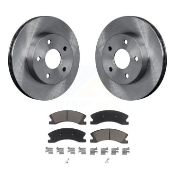 Front Disc Brake Rotors And Ceramic Pads Kit For Jeep Grand Cherokee K8C-100031