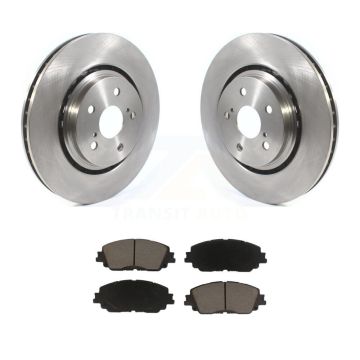 Front Disc Brake Rotors & Ceramic Pad Kit For 2020-2023 Toyota Camry XSE With TRD Package K8C-100042