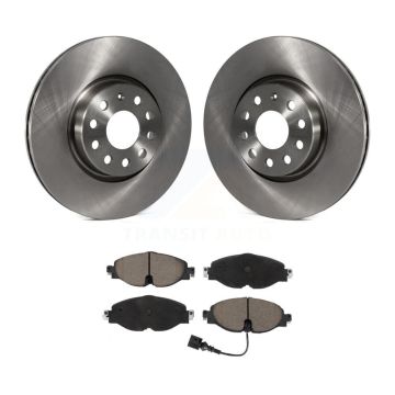 Front Brake Rotor & Ceramic Pad Kit For Volkswagen Golf Taos Audi GTI Jetta A3 Quattro TT K8C-100051