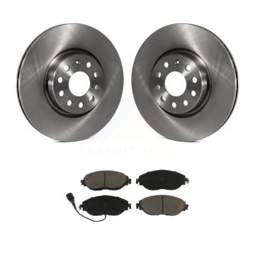 Front Disc Brake Rotors And Ceramic Pads Kit For Volkswagen Jetta GTI K8C-100052