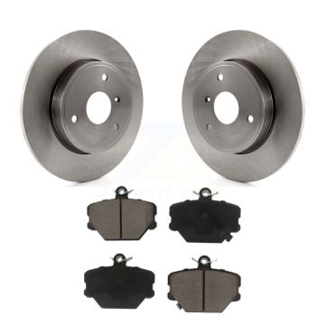 Front Disc Brake Rotors And Ceramic Pads Kit For Smart Fortwo K8C-100053