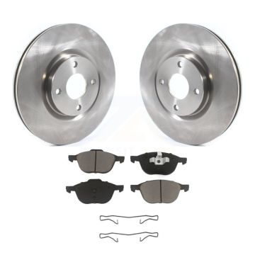 Front Disc Brake Rotors And Ceramic Pads Kit For 2018-2022 Ford EcoSport K8C-100061