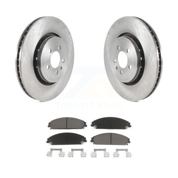 Front Disc Brake Rotors Ceramic Pad Kit For Dodge Charger With 370mm Diameter Rotor K8C-100071
