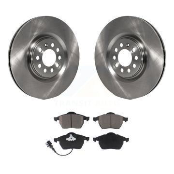Front Disc Brake Rotors And Ceramic Pads Kit For Volkswagen Jetta Golf Audi TT Quattro K8C-100073