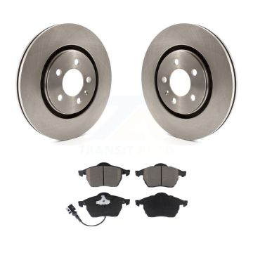 Front Disc Brake Rotors And Ceramic Pads Kit For 1996 Volkswagen Passat 2.8L K8C-100080