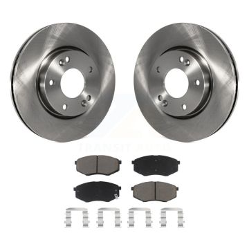Front Disc Brake Rotors And Ceramic Pads Kit For Hyundai Tucson Kia Sportage FWD K8C-100139