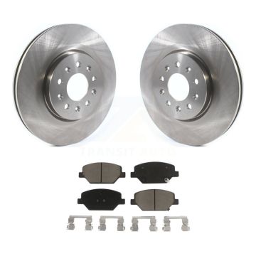 Front Brake Rotors Ceramic Pad Kit For Chevrolet Equinox GMC Terrain Buick Envision Regal K8C-100148