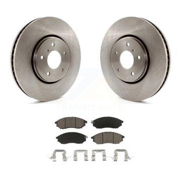 Front Disc Brake Rotors And Ceramic Pads Kit For INFINITI FX35 FX37 FX45 K8C-100164
