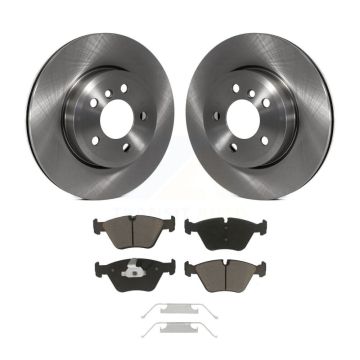 Front Disc Brake Rotors And Ceramic Pads Kit For 2004-2010 BMW X3 K8C-100180