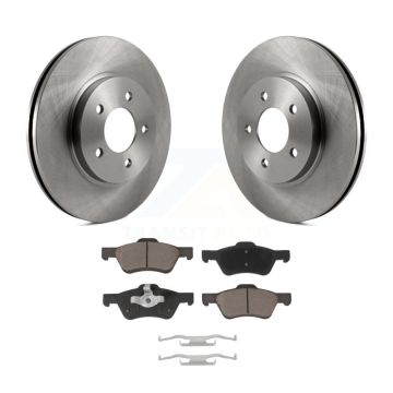 Front Disc Brake Rotors And Ceramic Pad Kit For Ford Escape Mazda Tribute Mercury Mariner K8C-100221