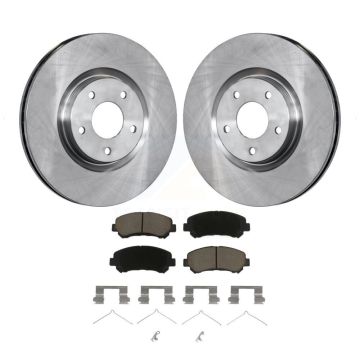 Front Disc Brake Rotors And Ceramic Pads Kit For Nissan Sentra Juke K8C-100230