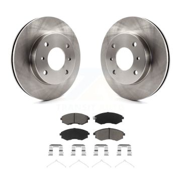 Front Disc Brake Rotors And Ceramic Pads Kit For INFINITI G20 K8C-100260