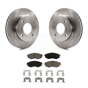 Front Disc Brake Rotor Ceramic Pad Kit For Nissan Sentra 240SX Axxess Stanza INFINITI G20 K8C-100265