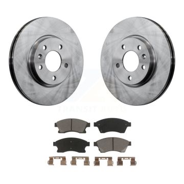 Front Disc Brake Rotors And Ceramic Pads Kit For 2012-2013 Buick Verano K8C-100294