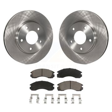 Front Disc Brake Rotors And Ceramic Pads Kit For 2000 Mitsubishi Eclipse 3.0L K8C-100326