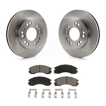 Front Disc Brake Rotors And Ceramic Pads Kit For Eagle Talon Plymouth Laser AWD K8C-100327