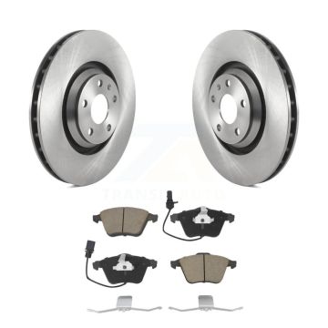 Front Disc Brake Rotors And Ceramic Pads Kit For Audi TT Quattro TTS K8C-100342