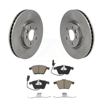 Front Disc Brake Rotors Ceramic Pad Kit For Volkswagen CC With 340mm Diameter Rotor K8C-100348