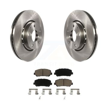 Front Disc Brake Rotors And Ceramic Pads Kit For Mazda CX-5 K8C-100367