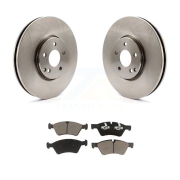 Front Disc Brake Rotors And Ceramic Pads Kit For Mercedes-Benz E550 E500 AWD K8C-100388