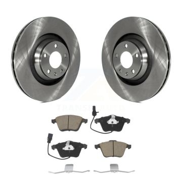 Front Brake Rotor And Ceramic Pad Kit For Audi A6 Quattro With 347mm Diameter K8C-100393