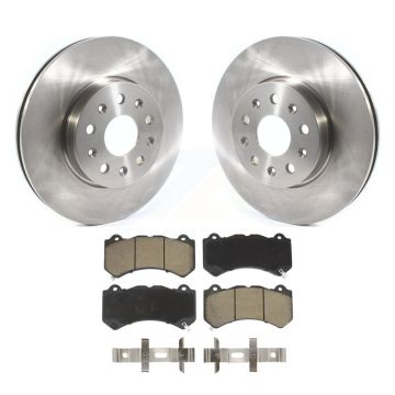 Front Disc Brake Rotors And Ceramic Pads Kit For Chevrolet Camaro LT LS K8C-100409