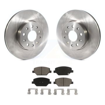 Front Disc Brake Rotors And Ceramic Pads Kit For Chevrolet Camaro Without Brembo Calipers K8C-100410