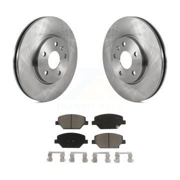 Front Disc Brake Rotors And Ceramic Pads Kit For 2019 Buick Envision Cadillac XT4 K8C-100424
