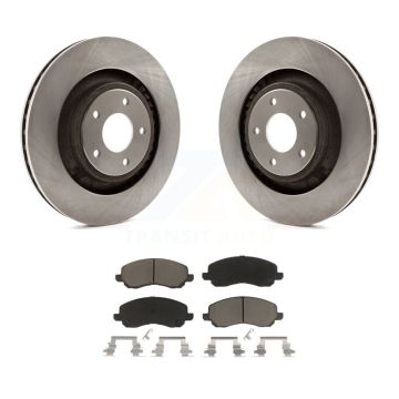 Front Disc Brake Rotors And Ceramic Pads Kit For Dodge Caliber Chrysler 200 Avenger K8C-100470