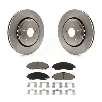 Front Disc Brake Rotors And Ceramic Pads Kit For 2014-2016 Acura MDX K8C-100497
